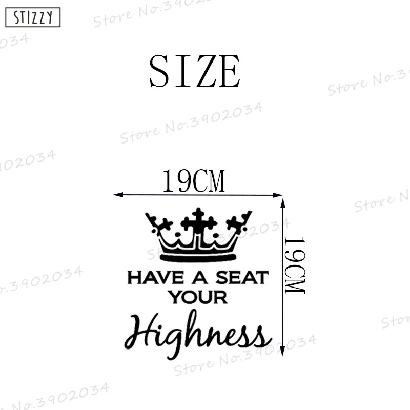 Фото STIZZY Wall Decal Quotes Have A Seat Your Highness Toliet Sticker Decals Creative Crown Pattern Vinyl Removable Decor B120 Дом и сад STIZZY Wall Decal Quotes Have A Seat Your Highness Toliet Sticker Decals Creative Crown Pattern Vinyl Removable Decor B120 Дом и сад