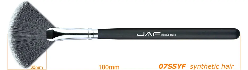 Розничная, JAF, набор кистей для макияжа на заказ, сделай сам, набор синтетических кистей для макияжа, кисть для основы, кисть для теней, веерные кисти для теней