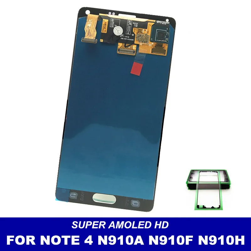 Для Samsung Galaxy Note 4 Note4 N910C N910 N910A N910F ЖК дисплей сенсорный дигитайзер сборка Замена LCDS