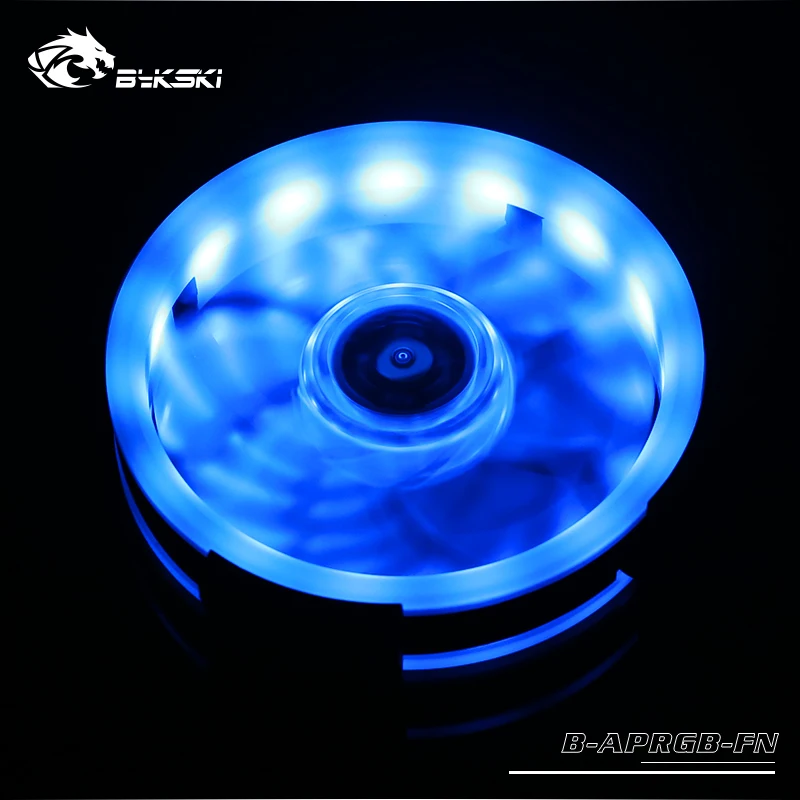 Bykski 12 см RGB Вентилятор охлаждения. 12V 4Pin. P/N: B-APRGB-FN | Компьютеры и офис