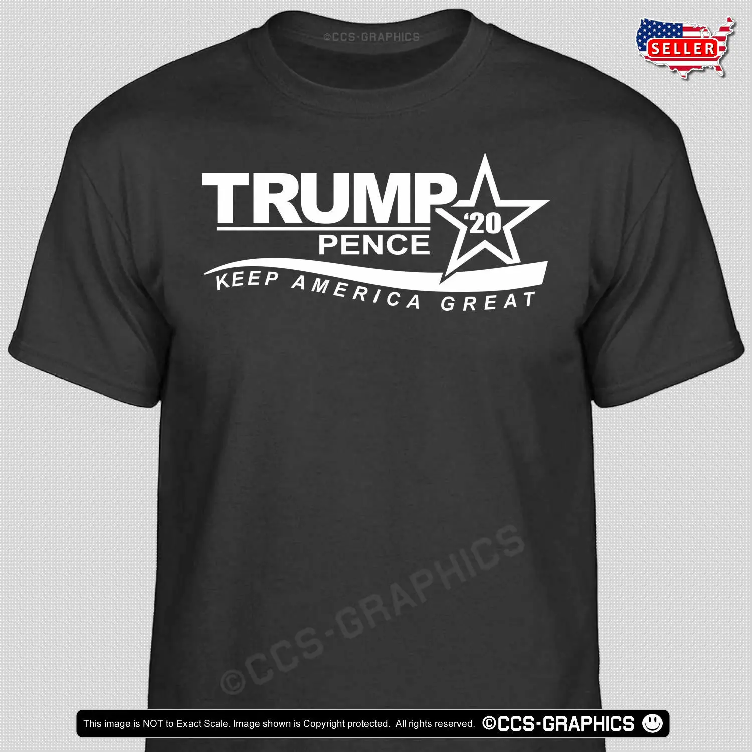 TRUMP 2020 держать Америку Большой Футболки Пенс предвыборная футболка американская