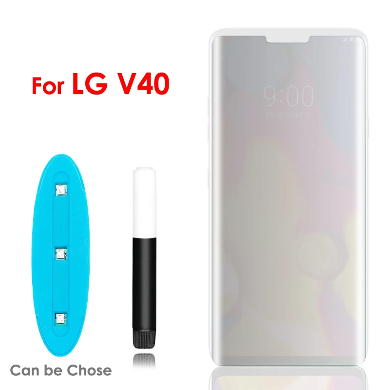 for LG V40 ThinQ Новинка нано жидкое стекло для LG V40 ThinQ защитная пленка на весь экран для LG G7 V30 от края до края прозрачная защитная пленка на весь экран - Цвет: for LG V40 ThinQ