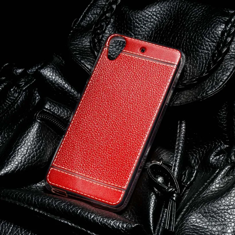 Red AKABEILA силиконовый чехол для телефона для htc Desire 626 650 D650 628 A32 626w 626D 626G 626S 5,0 дюймов чехол ТПУ Личи Чехол - Цвет: Red