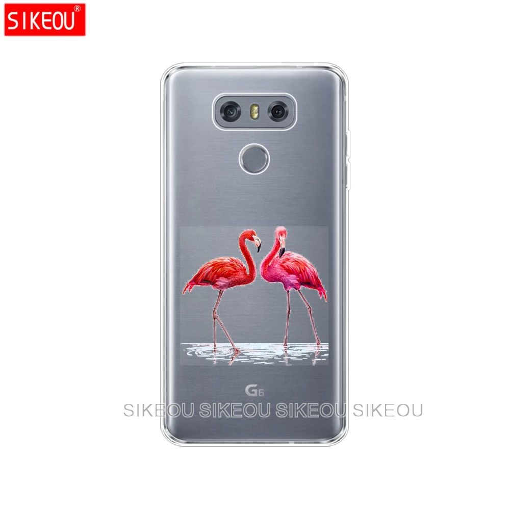 Силиконовый мягкий чехол из ТПУ для LG G6, чехол на заднюю панель для LG G 6, 5,7 дюймов, задняя крышка для телефона, прозрачная, полная защита от ударов 360 - Цвет: 61073