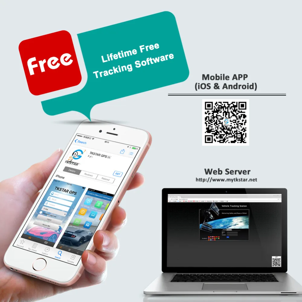 GPS трекер Автомобильный TK806 10 80 в пост. Тока|real time tracking|car trackergps car tracker |