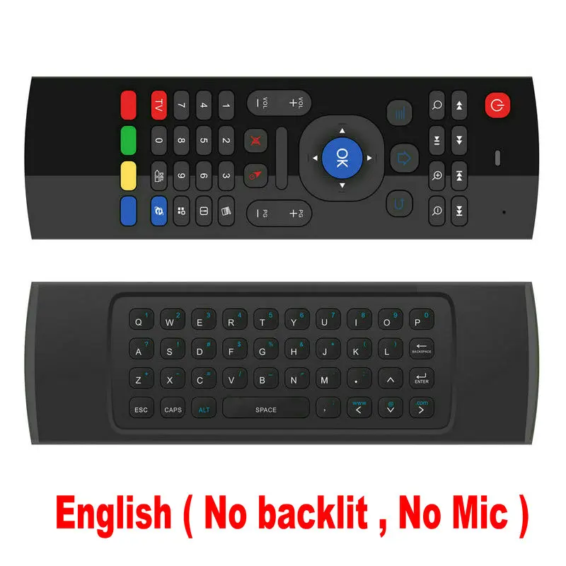 Tikigogo 2,4G MX3 Pro Клавиатура с подсветкой Air mouse русская Голосовая 5 IR обучающая для Android Smart tv Box ноутбук ПК Пульт дистанционного управления