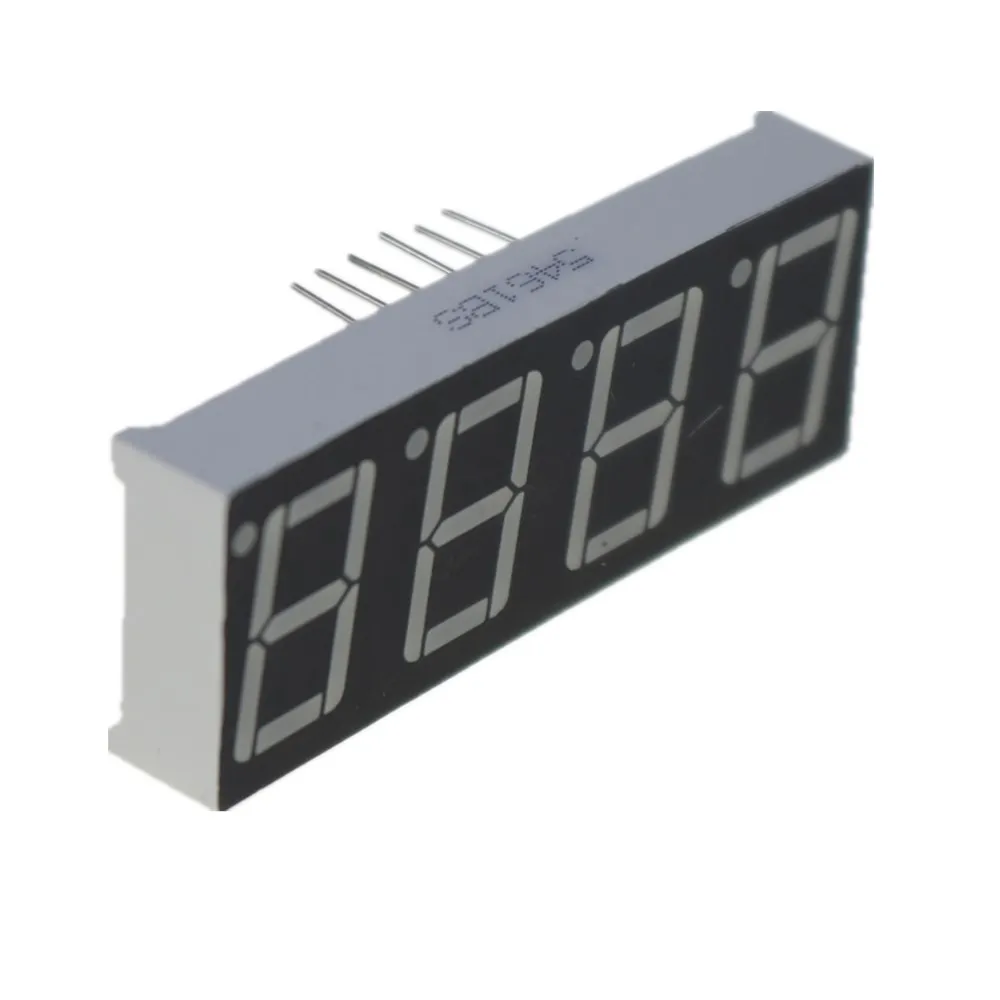 0 56 дюймов 4bit общий анод цифровой трубки Красный светодиодный Дисплей 7