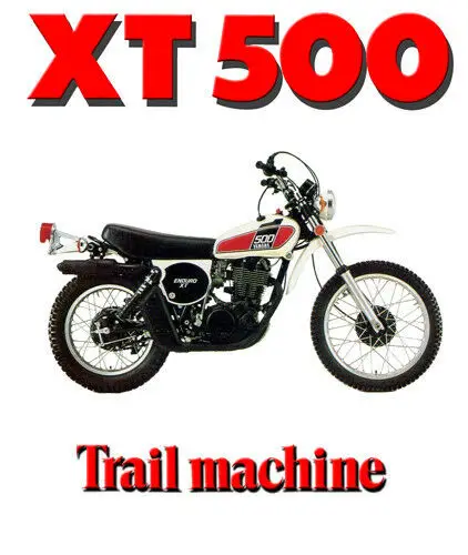 Винтажная мотоциклетная Байкерская футболка Xt500, классический подарок на велосипед, новинка, летняя хлопковая одежда для фитнеса с круглым вырезом, рубашка для фильма (art.: 7ae523e41) - 7ae523e41