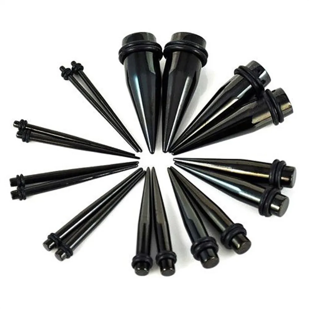 36 шт./компл. индивидуальный нестандартный туннель для ушей девочек ювелирный