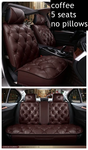 5seat coffeestandard Автомобильные чехлы на сиденья для Audi a1, a2, a3, a4, a5, a6, a4 b8, a4 b6, a3 8 p, a6 c5, a4 b7, a6 c6, q5, q7, alfa Romeo 159 Lada granta vesta - Название цвета: 5seat coffeestandard