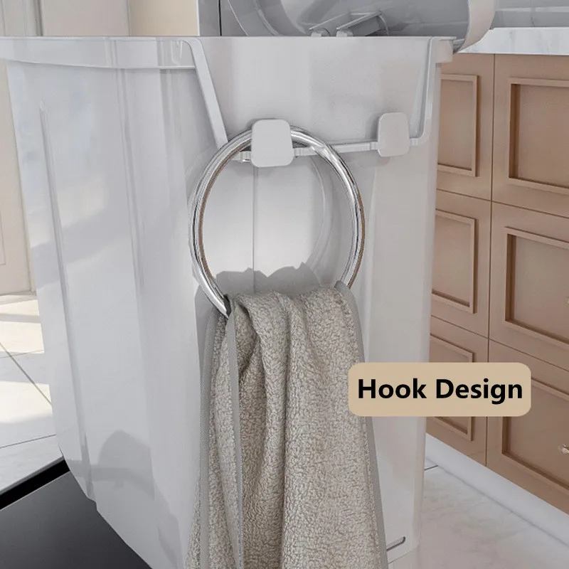 Classification Trash Can Double-layer Ashcan Dry And Wet Separation Garbage Bin Foot Step With Lid Pedal Ashbin Kitchen Home