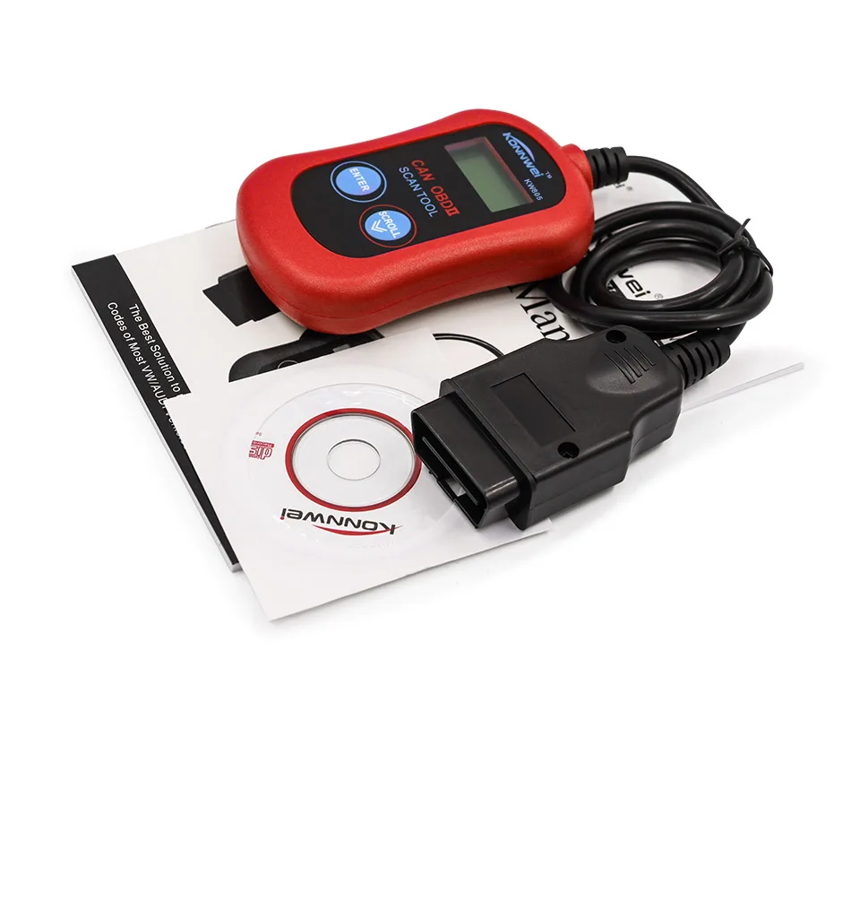 Новое поступление KONNWEI KW805 автомобиль код читателя Шина CAN OBD2 OBDII автомобиля