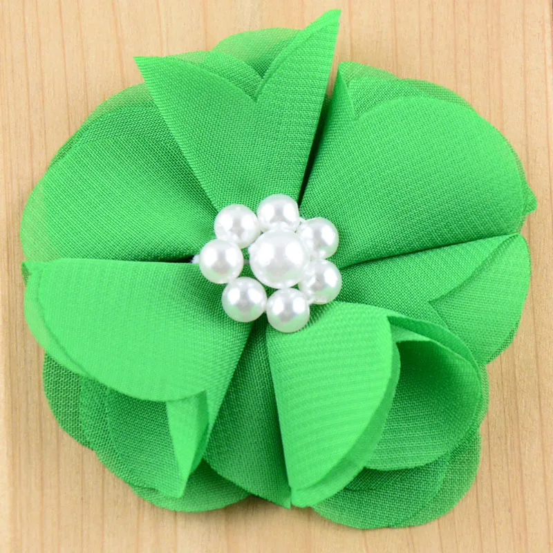 В наличии 30 цветов 20 шт./лот новый стиль милые цветы для волос с жемчужинами