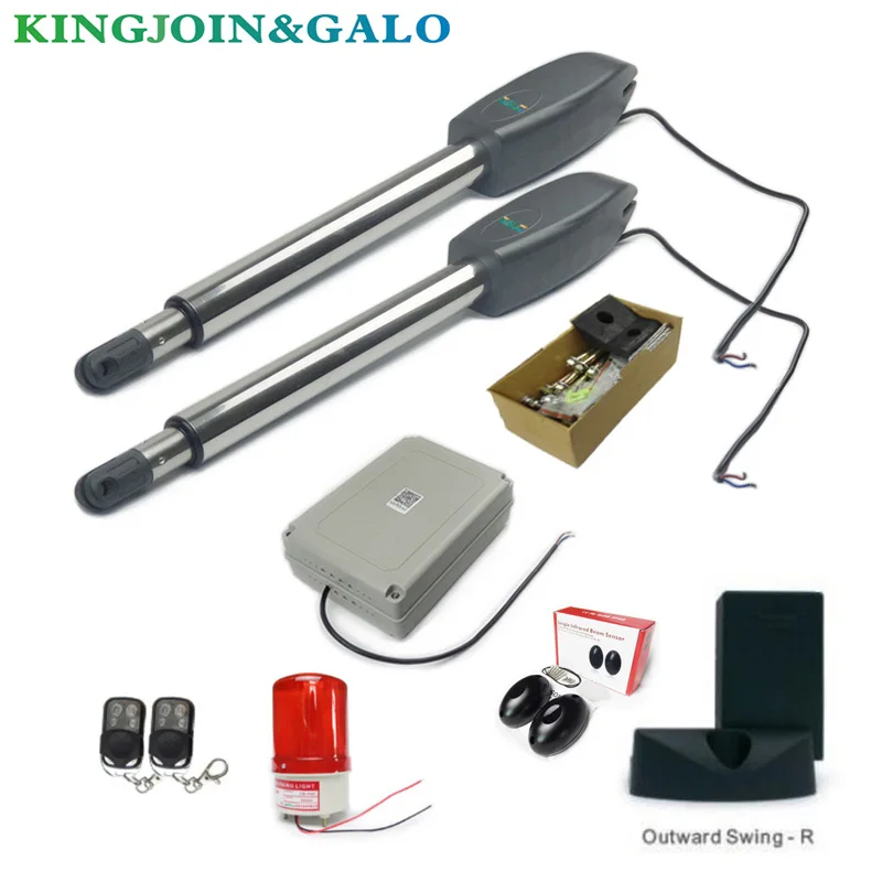 kit 10 400 кг автоматическая двойная рукоятка, электрическая распашная дверь, Открыватель ворот, привод двигателя, доводчик, Открыватель распашных ворот для контроля доступа - Цвет: kit 10