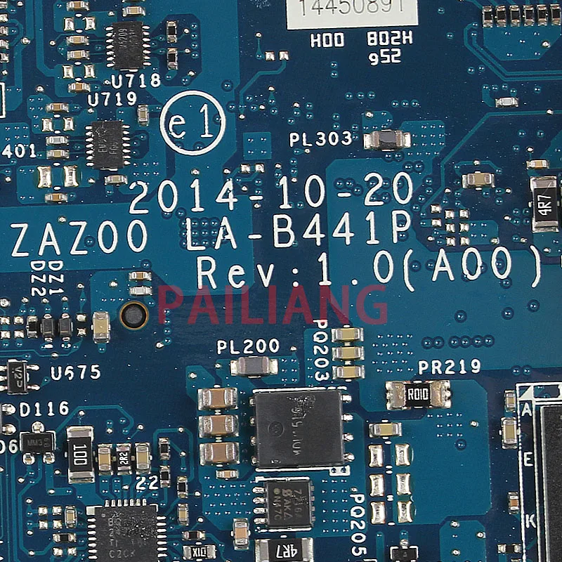 PAILIANG материнская плата для ноутбука DELL XPS 13 9343 I5 5300U 8G PC CN 0H4JJG ZAZ00 LA B441P tesed