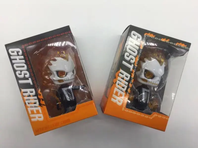 ALEN Ghost Rider Bobble Head куклы из ПВХ фигура Коллекционная модель игрушки 12 см 2 стиля