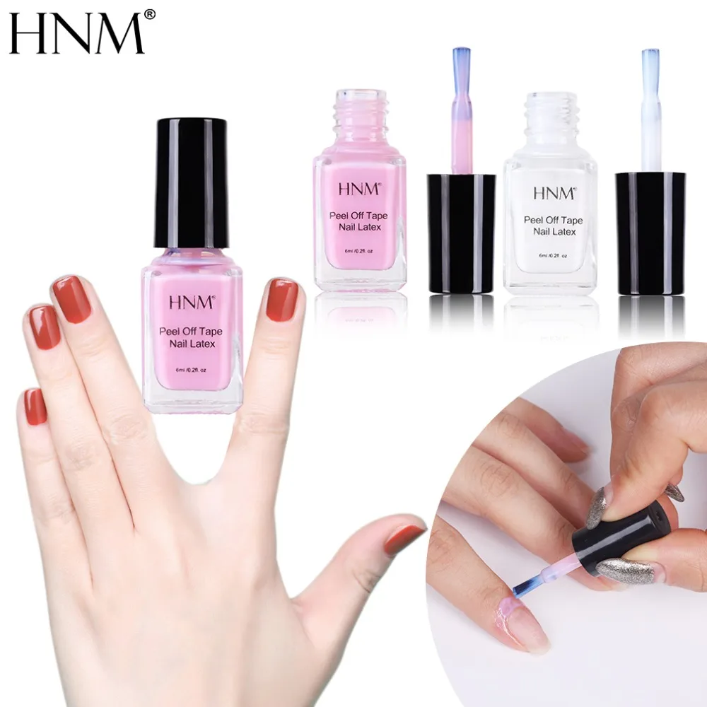 Праймер для ногтей HNM клей пальцев защитный гель лак жидкая Латексная лента