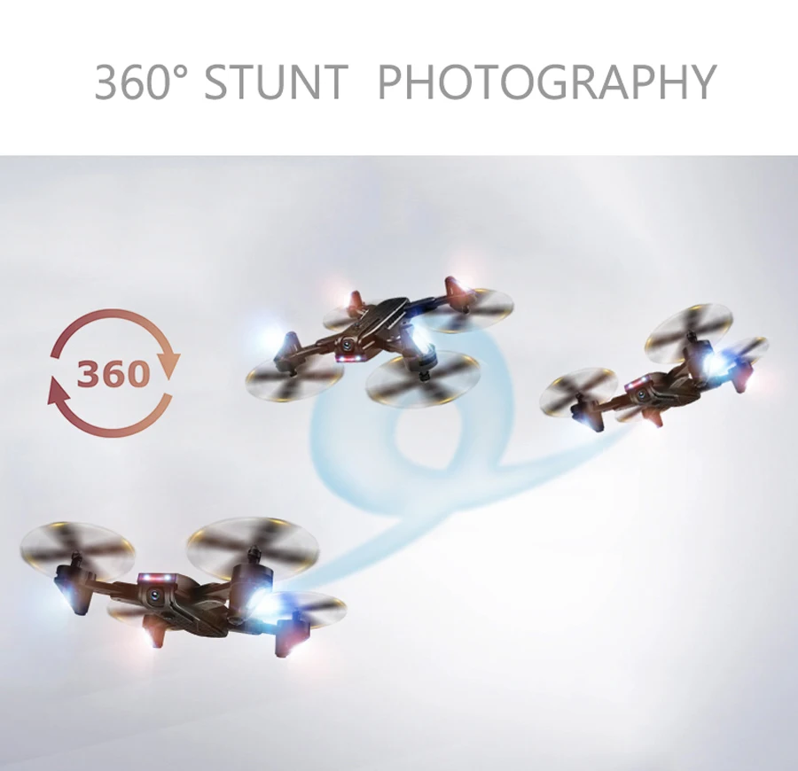 Teeggi SG701 WiFi FPV RC селфи Дрон с двойной камерой 720P HD 2,4 ГГц складной Квадрокоптер Дрон Вертолет VS Visuo XS809HW SG700