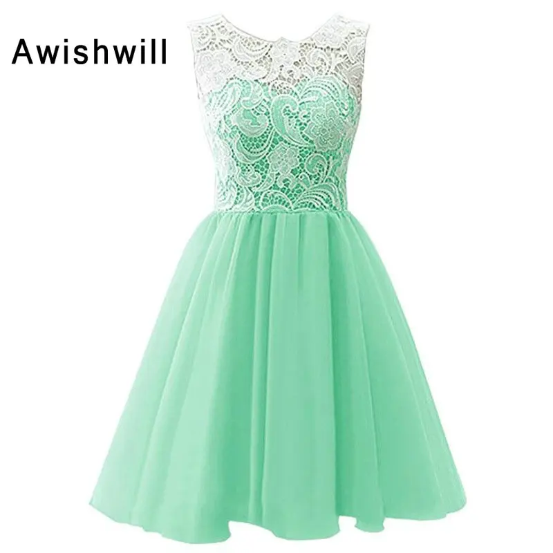 

Mint Green Color Flower Girl Pagenat Dress Little Princess Lace Tulle Ankle Length Kids Party Dress Blumenmadchenkleid