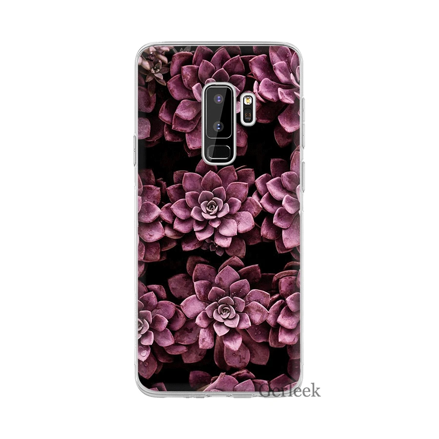 Desxz милый суккулентный чехол для Samsung Galaxy J1 J2 J3 J5 J7 J6 Prime жесткий