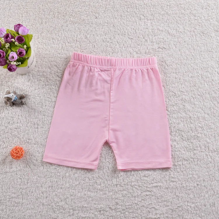 pink Летние Шорты для девочек, хлопковые трусы для девочек, кружевное детское нижнее белье, безопасные детские трусики, подростковые трусы детское белье - Цвет: pink