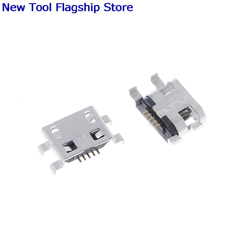 10 шт. Тип B Micro USB 5 Pin гнездовой Зарядное устройство крепление с портом Jack для