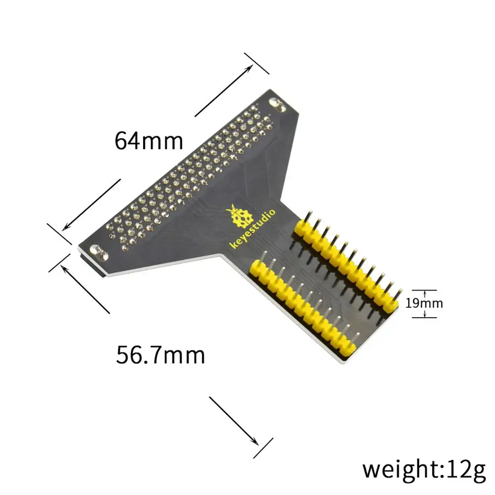 Keyestudio 3 В T образный микробитный модуль защитный адаптер для BBC Micro:Bit|Аксессуары