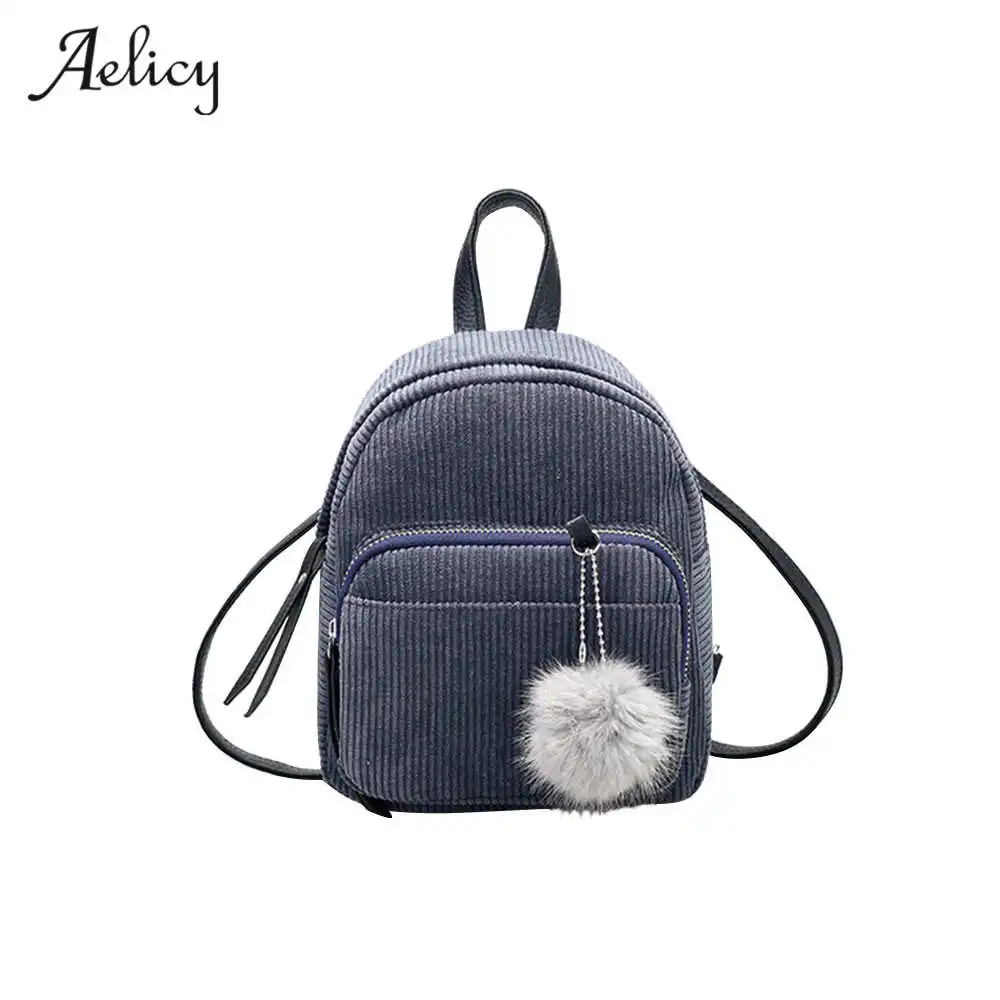 Женский мини рюкзак Aelicy однотонный школьный ярких цветов для девочек