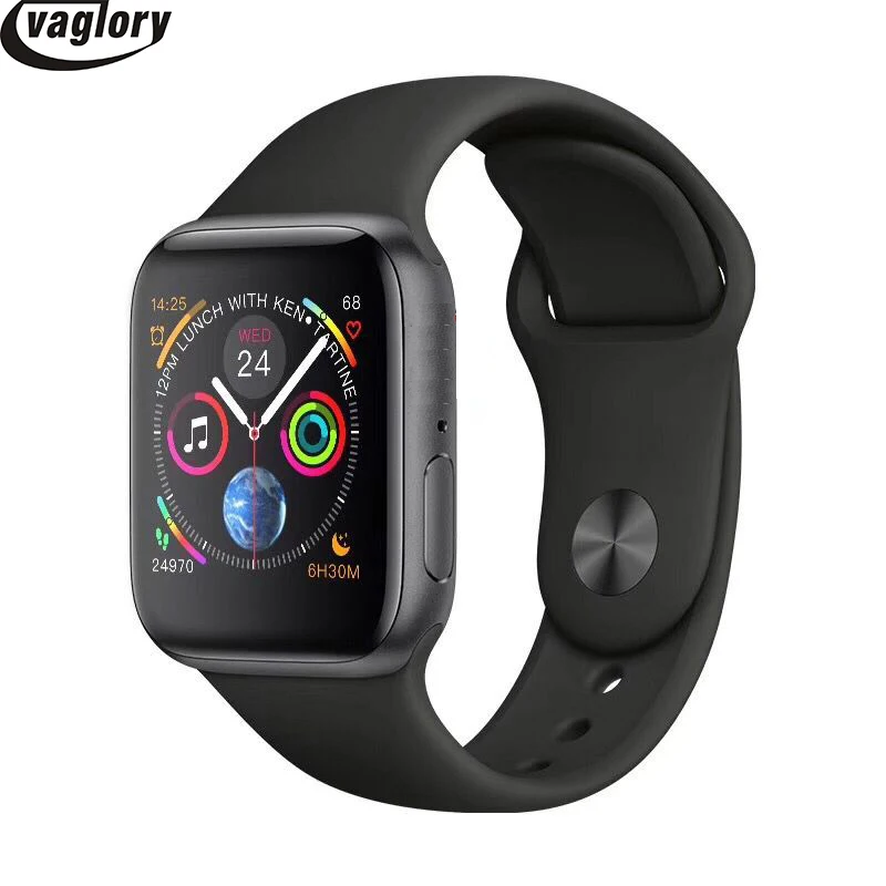 IWO 8 Смарт часы для мужчин 44 мм случае MTK2502C Bluetooth Smartwatch поддержка напоминание SMS