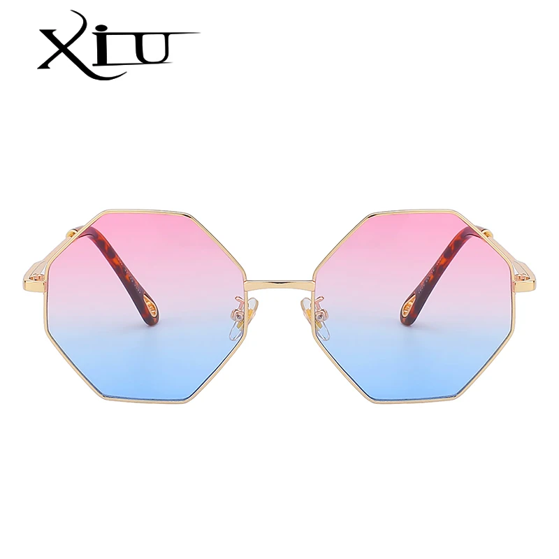 Солнечные очки XIU в стиле оверсайз UV400 женские винтажные брендовые дизайнерские