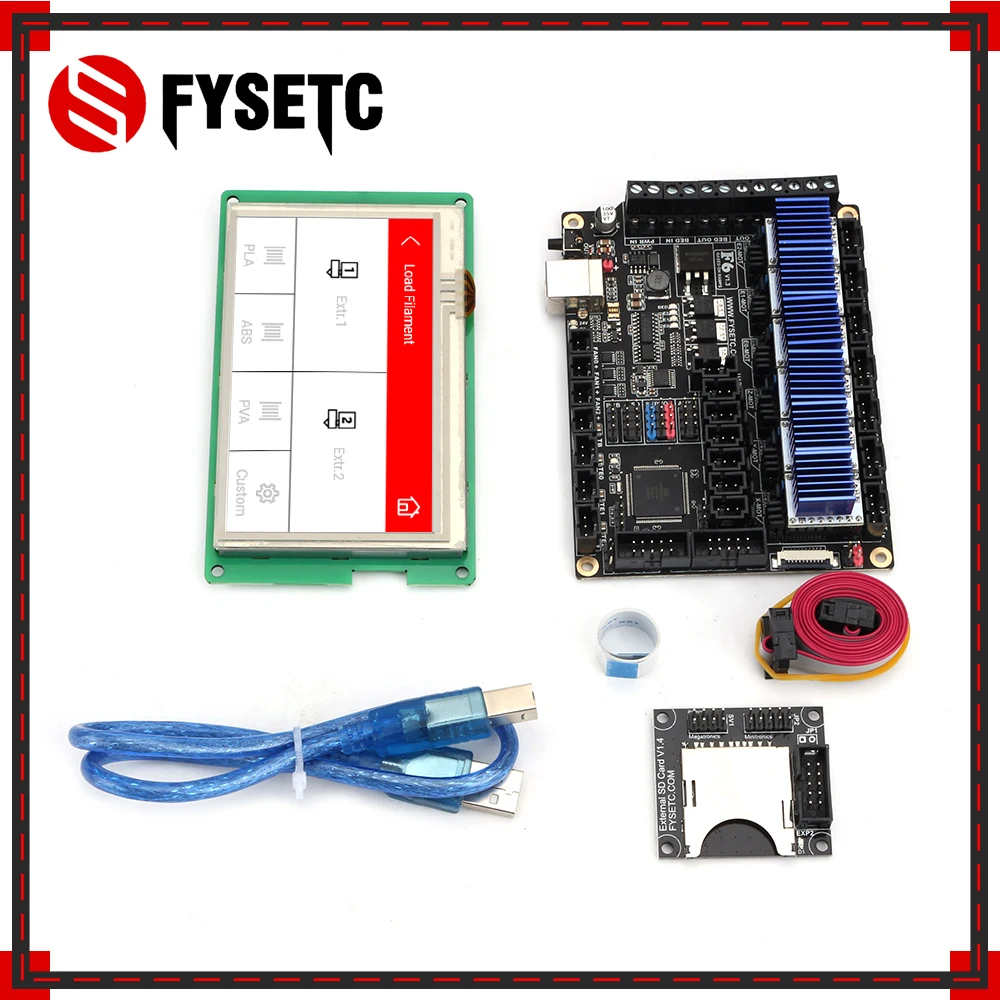 Материнская плата все в одном FYSETC F6 V1.3 + 6 шт. TB67S109 Stepsticker S109 Драйвер шагового