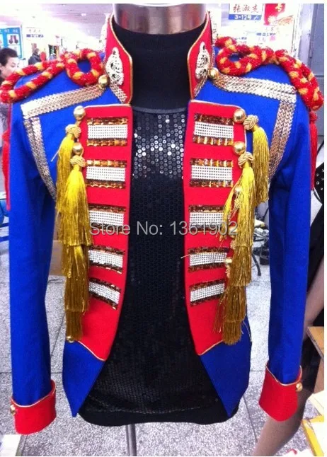 Плюс производительность верхняя одежда на заказ Корея Epaulet мужчины ds dj певица