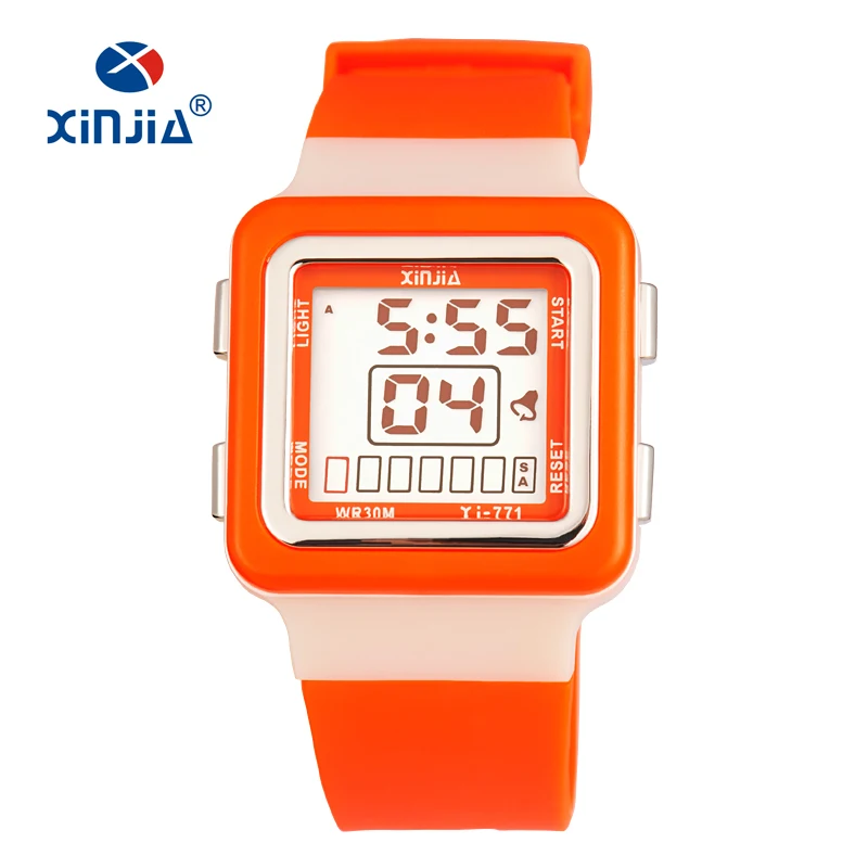 Горячие синьцзя модные женские туфли Спортивные часы Водонепроницаемый 30 м дамы