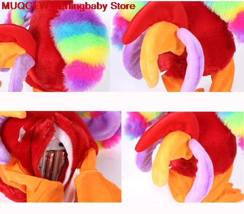 Красочные Плюшевые игрушки крик курица песня Walk Shake Head игрушка забавные гаджеты