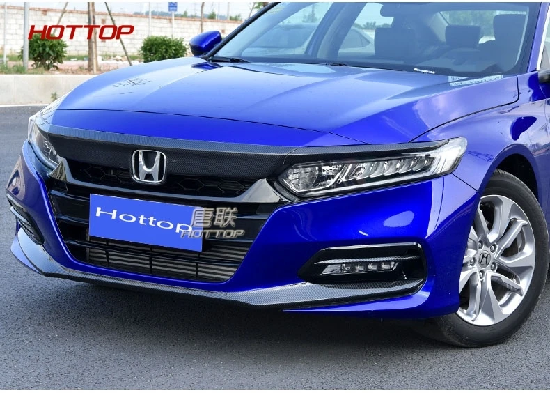 ABS Car Front Fog Light Eyelid Decoration Cover Trim Strips Stickers For Ford Honda Accord 10th 2018 Up Styling Accessories | Автомобили и
