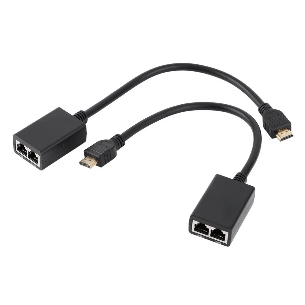 1 пара HDMI-удлинитель Xinfi для кабеля RJ45 CAT5e CAT6 LAN Ethernet | Безопасность и защита