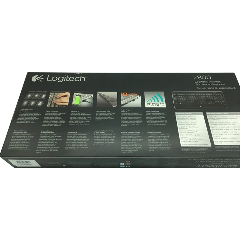 Беспроводная клавиатура Logitech k800 bluetooth новое поступление| |