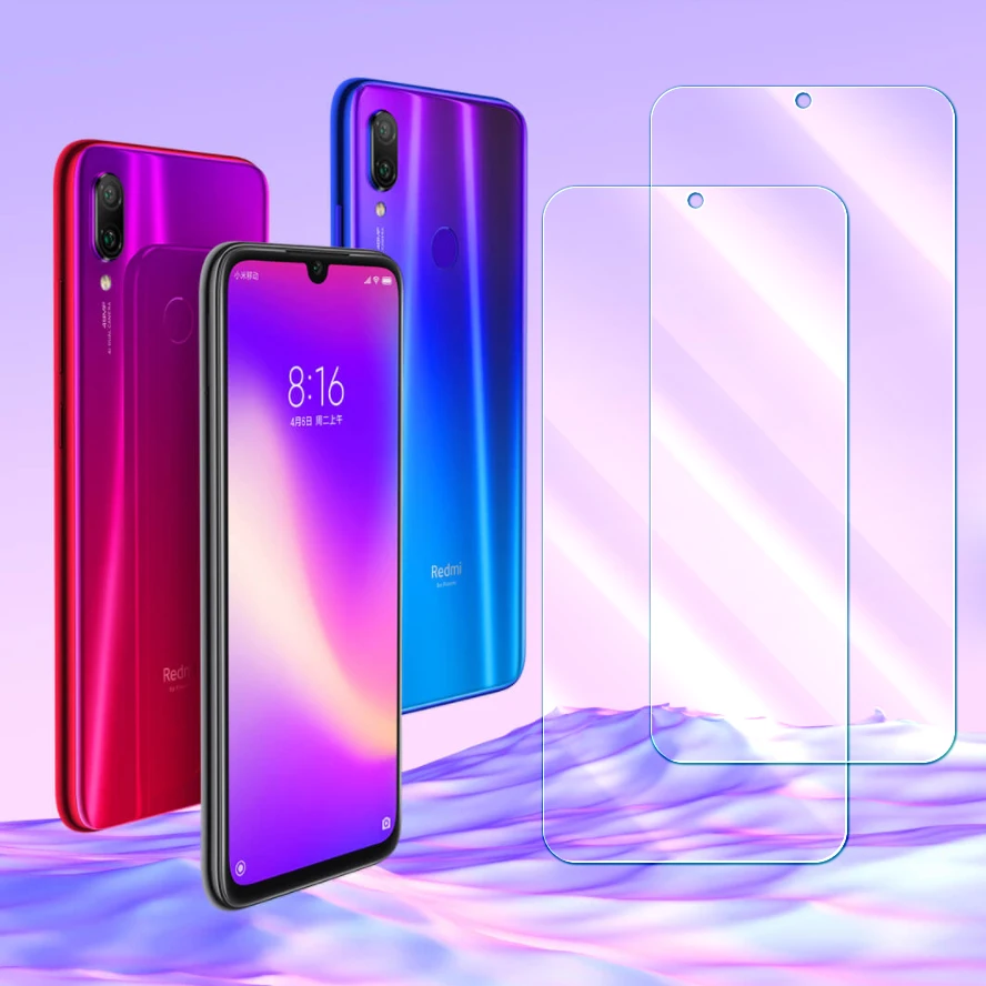 Закаленное стекло для Xiaomi Redmin note 7 pro 6 go Защитная пленка экрана xiaomi 9 mi 8 lite ksiomi 7pro 6pro