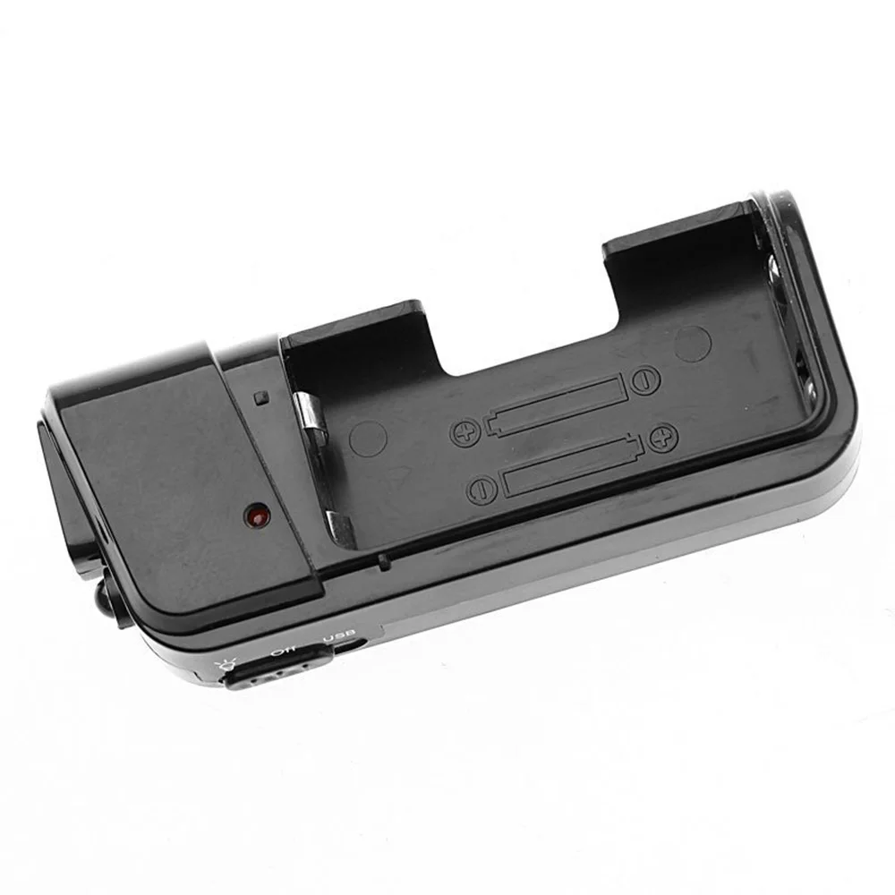 

SHY Emergency USB Charger Double AA Battery For iPhone With LED Flashlight Portable Color Black,White.