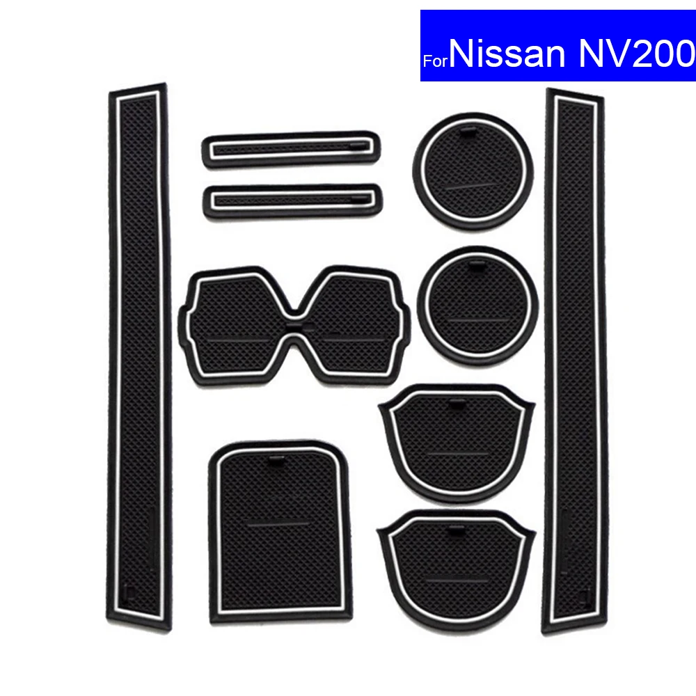 10Ps Противоскользящие коврики для дверей Ковров держатель Nissan NV200 2010 2011 2012 2013 2014