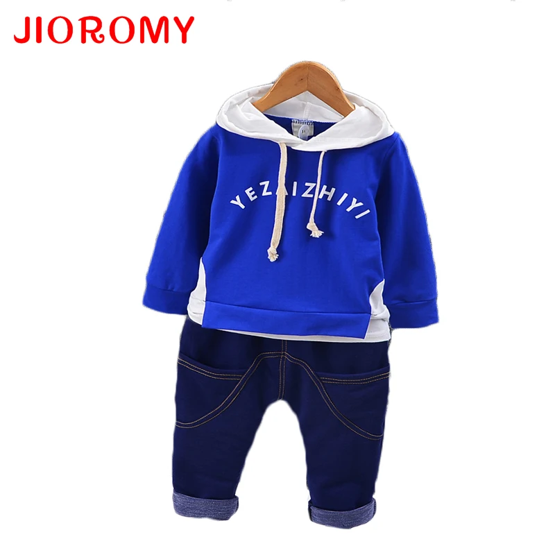 JIOROMY/осенний комплект детской одежды 2019 года двухсторонняя бархатная футболка с