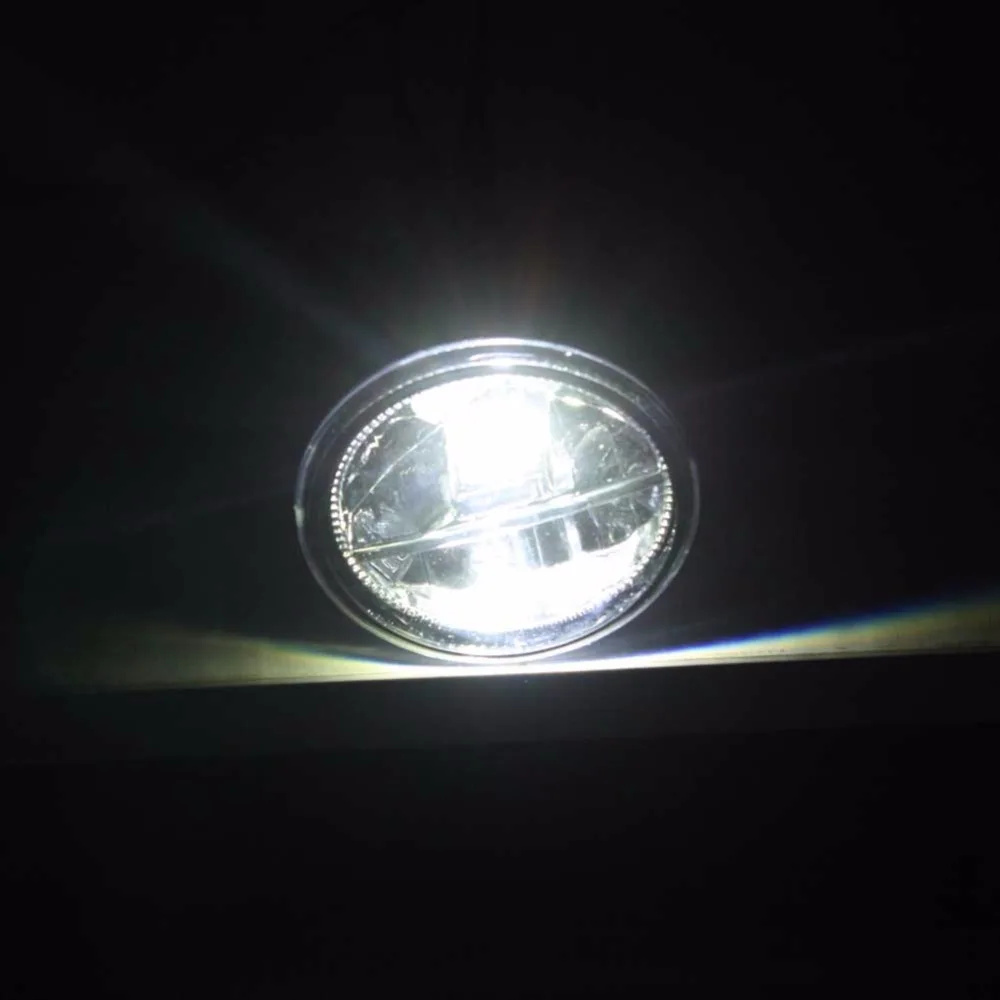 

2PCS For NISSAN Front Fumper LED fog lights Car styling H11 drl led lamps