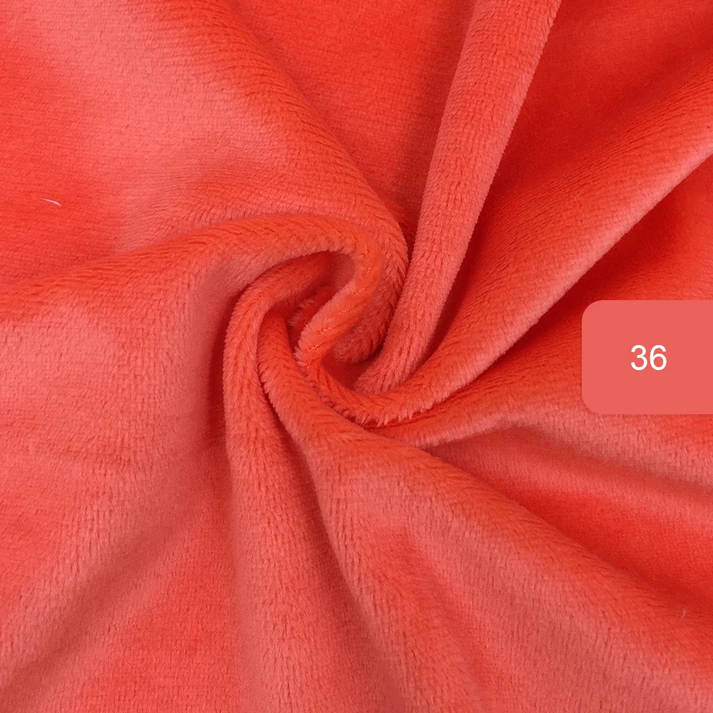 1,5 мм ворс Длина 45x50 см мягкая плюшевая ткань ручной работы DIY кукла Зимняя одежда Толщина флис печать Minky ткань 40 Цвета выбрано