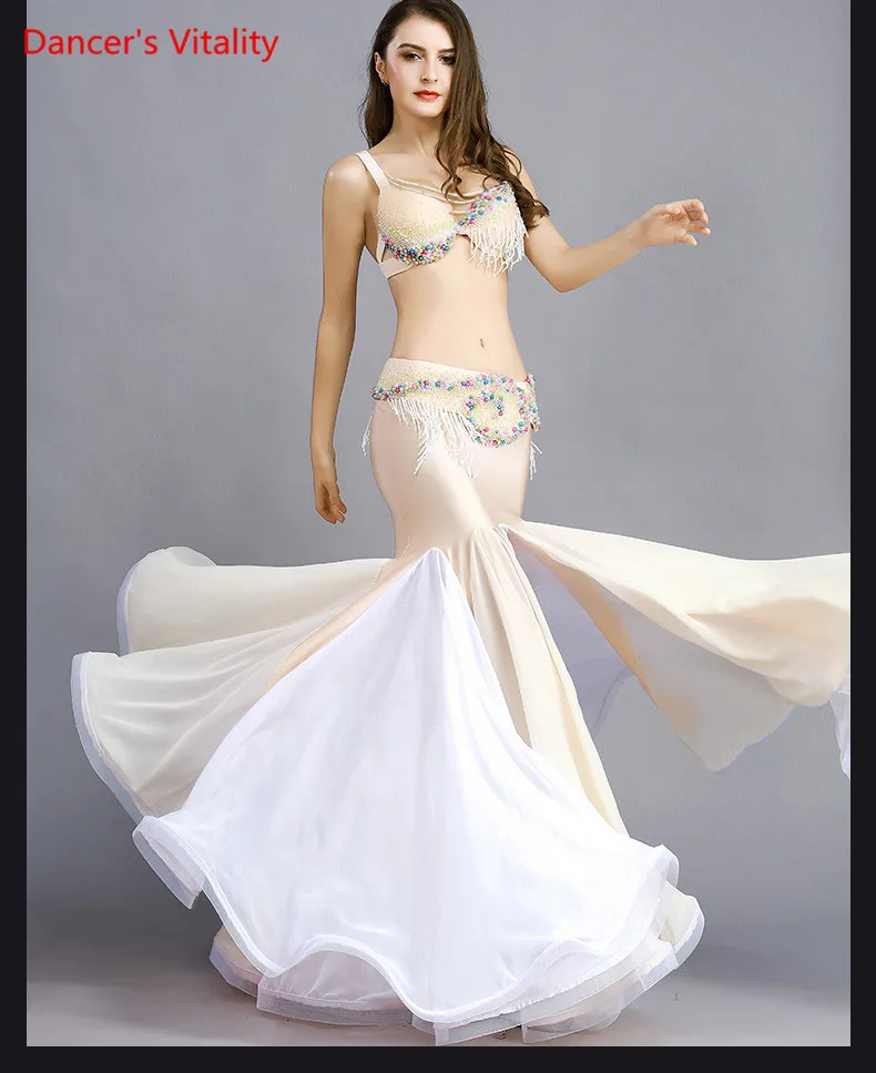 New Arrival Women Belly Dance Costume Set Bra Top Belt Skirt Dress Carnival Bollywood lady Cocktail Ballroom Belly Dance Wear