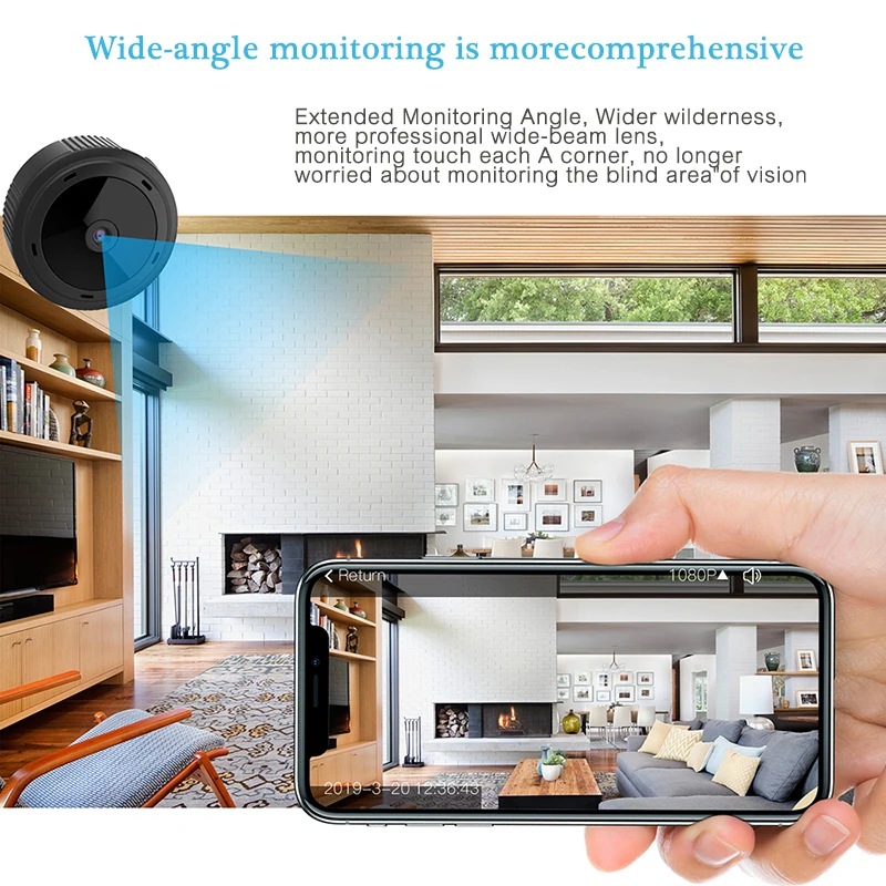 Meichun мини камера wifi 2MP 1080 P сенсор портативная безопасности маленькая секретная
