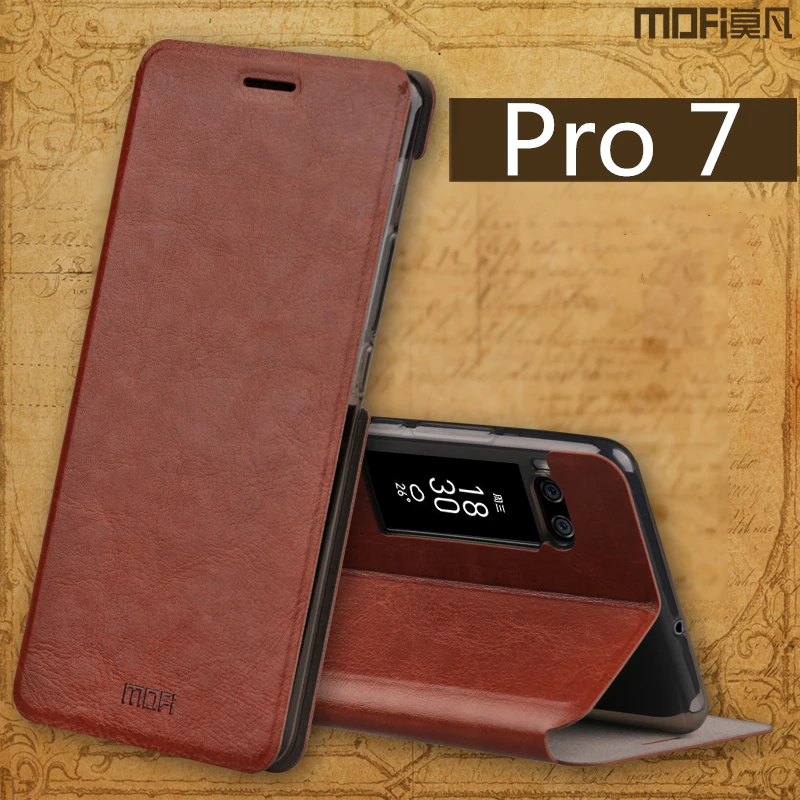 Для meizu pro 7 Чехол pro7 чехол MOFi для откидная крышка Подставка полный pu кожаный