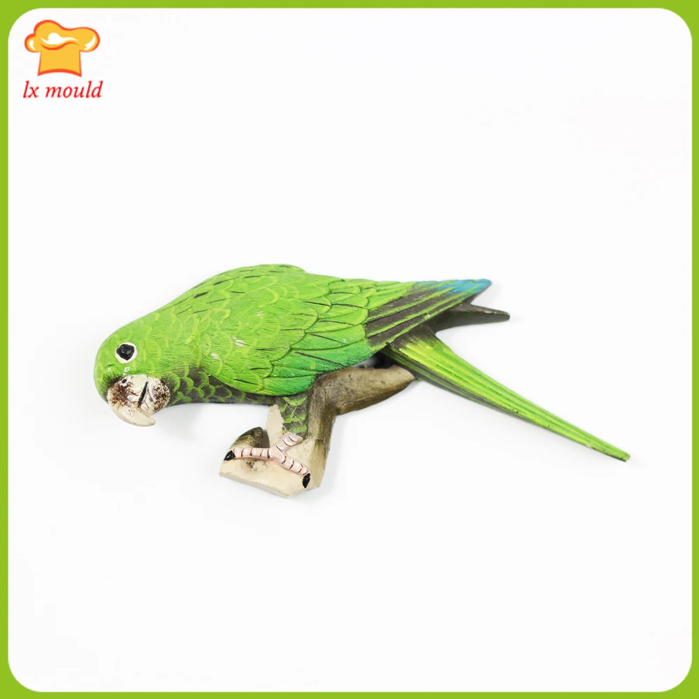 

Parakeet Bird Silicone Flexible Mould Chocolate Fudge Clay Etc