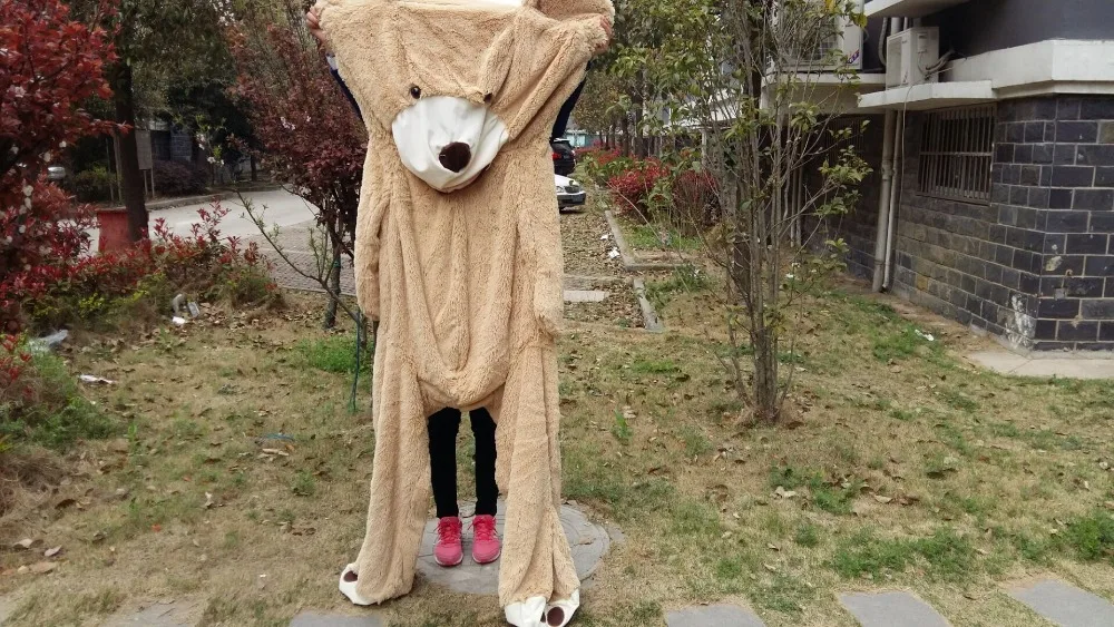 Продажа игрушек большой размер 200 см американский гигантский медведь плюшевый