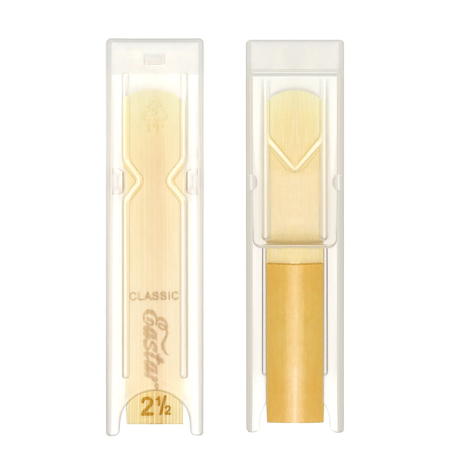 Traditional Bb Clarinet Reeds Strength 2.5 French Style for Pro Woodwind Instrument Accessories with Individual Box | Спорт и