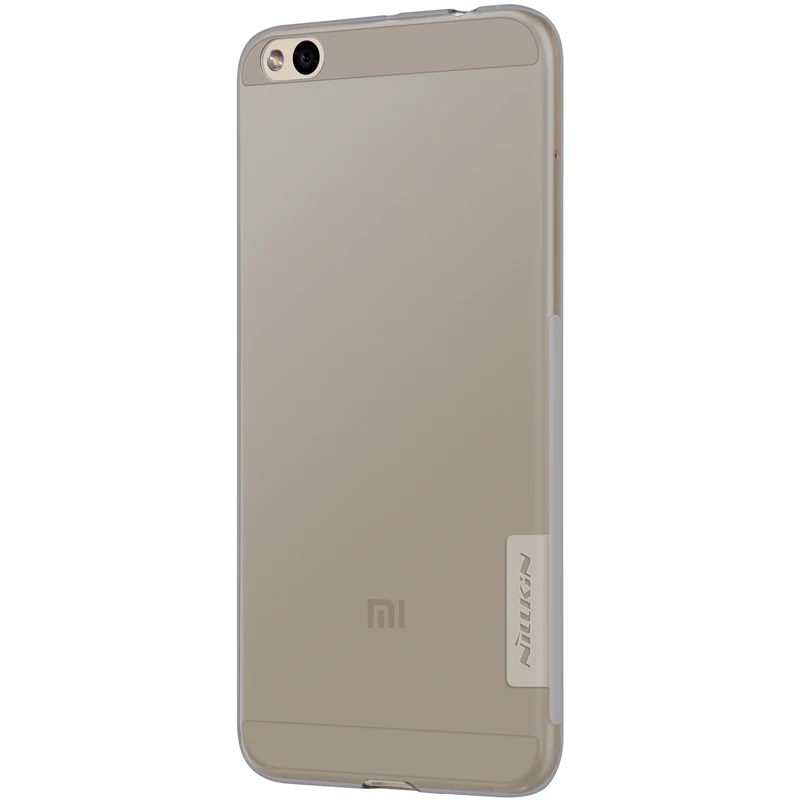 Серый Цвет Для XIAOMI 5C 5.15 ДЮЙМОВ Nillkin природа Прозрачный Ясно Мягкий силикон ТПУ